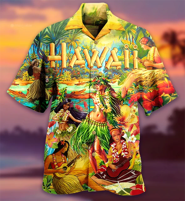 Camicie hawaiane camicie cubane a maniche corte con stampa 3D Beach Prom Beachwear Y2K abbigliamento Casual Vintage Style uomo e donna AliExpress