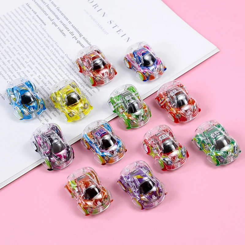 

10pcs Mini Pull Back Car Toys Kids Favors Birthday Party Gife Plastic Vehicle Set Fast Racing Car Toy Classroom Prize Gifts Pack