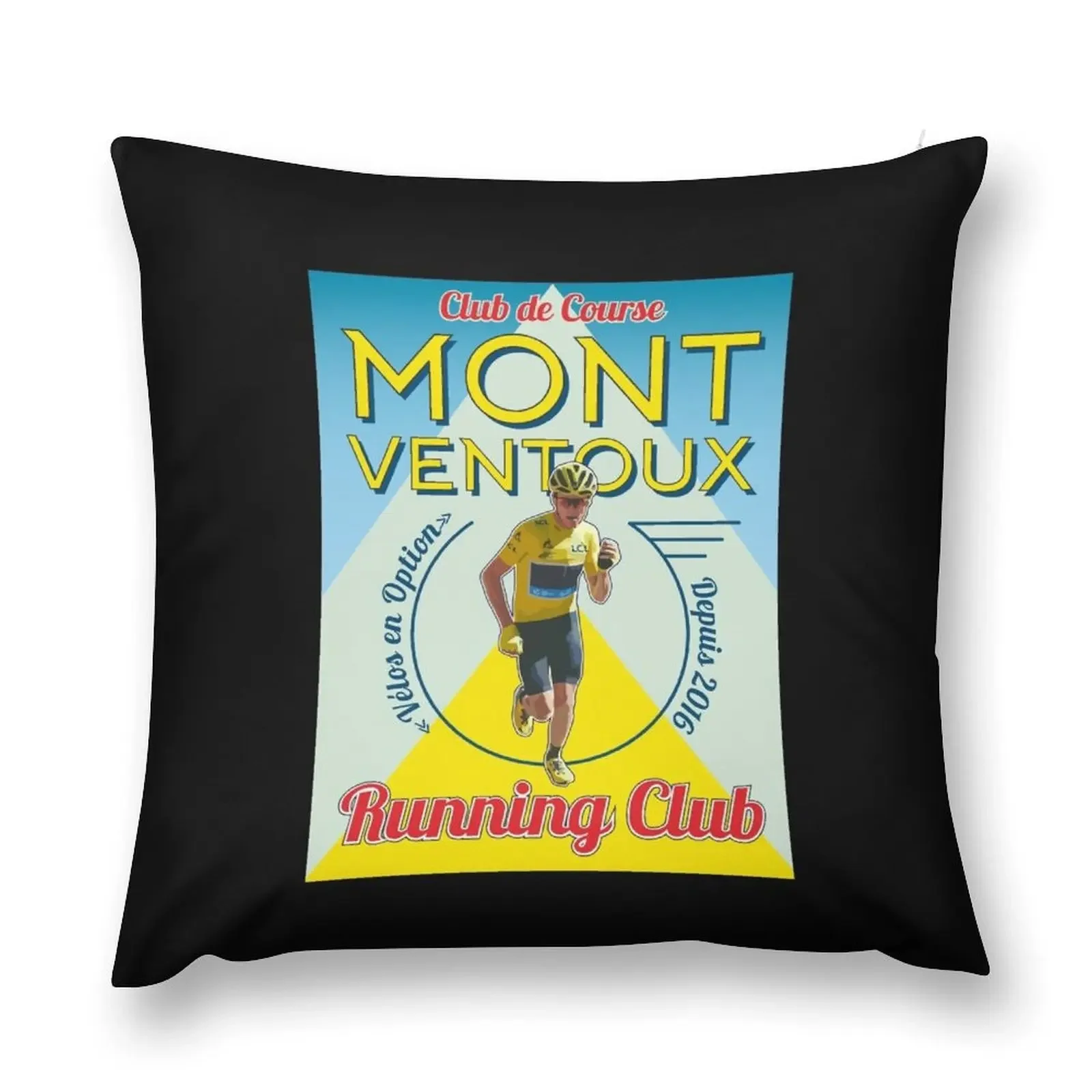 

Chris Froome Mont Ventoux Running Club Throw Pillow pillows decor home Pillow Case Christmas pillow