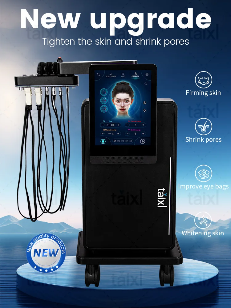 

taixl Pro Wrinkle Removal Anti-aging Micro Current Face Lifting Skin Tightening Emrf Face Machine Activate Collagen