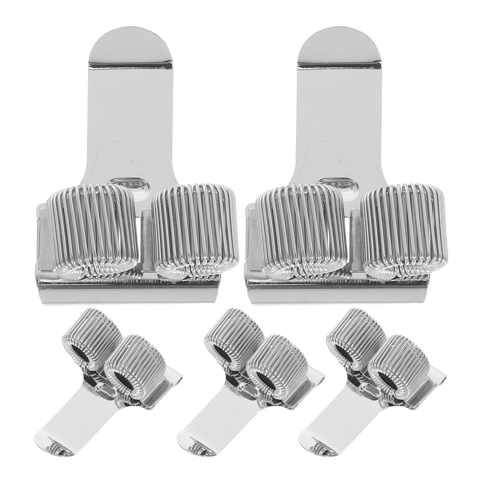 

Набор из 5 металлических держателей для ручек с двойной пружиной, зажимы для блокнотов и планшетов, сверхпрочные зажимы для карандашей, аксессуары для офиса и школы