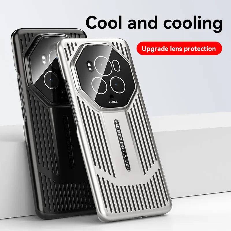 Cool Heat Dissipation Plastic Phone Case For Honor Magic 6 Pro Matte Hard Cooling Holllow Ventilate Camera Lens Cover