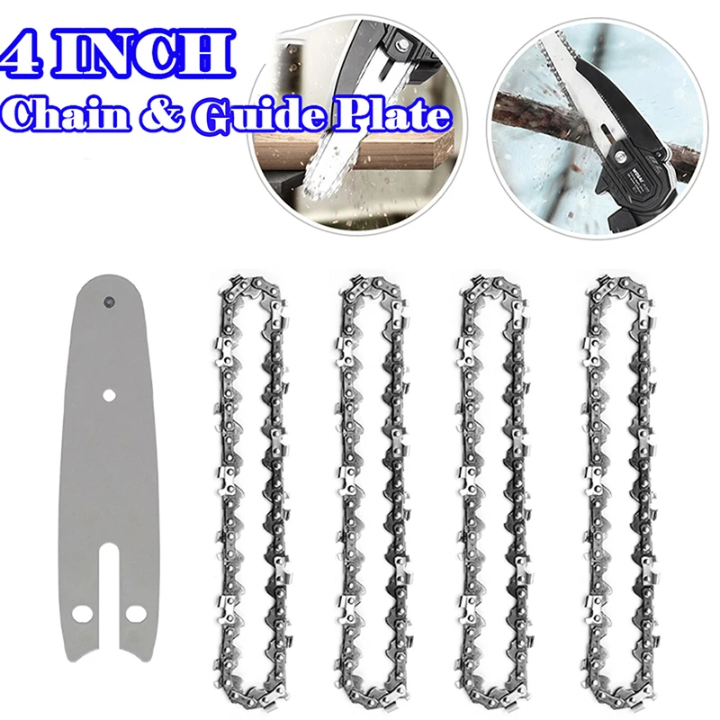 4 Inch Electric 28DL DRIVE LINKS Chain Saw Chain Guide .043\