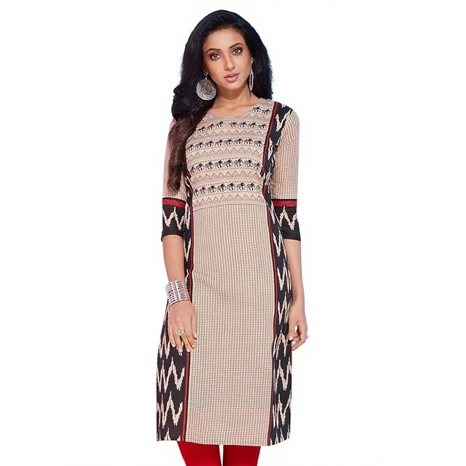 فستان مسلم 2026 كورت نسائي مريح عصري أنبوب مستقيم Abito Donna Musulmana نمط وطني إسلامي بحاشية شق #1