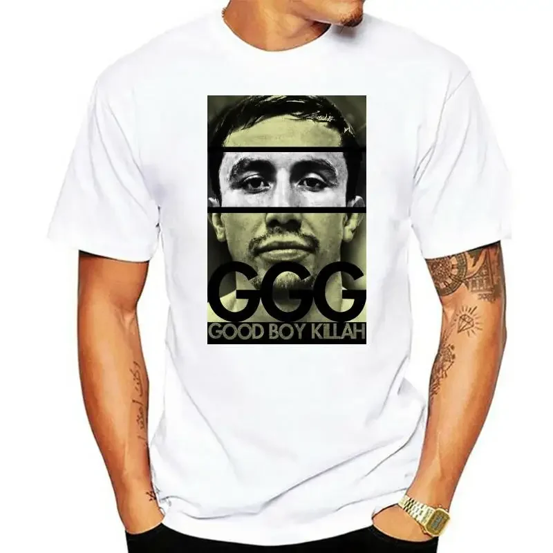 Men t shirt New Popular Gennady GGG Golovkin Boxing Champ Black TShirt t-shirt novelty tshirt men anime clothes streetwear