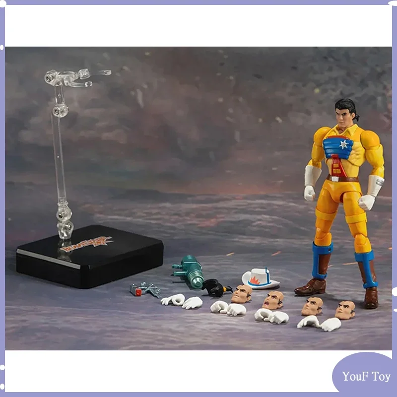 In Stock Bravestarr Interstellar Sheriff Action Figure Bresta Sheriff Anime Figures Figurine Statue Model Doll Kid Toy Gifts