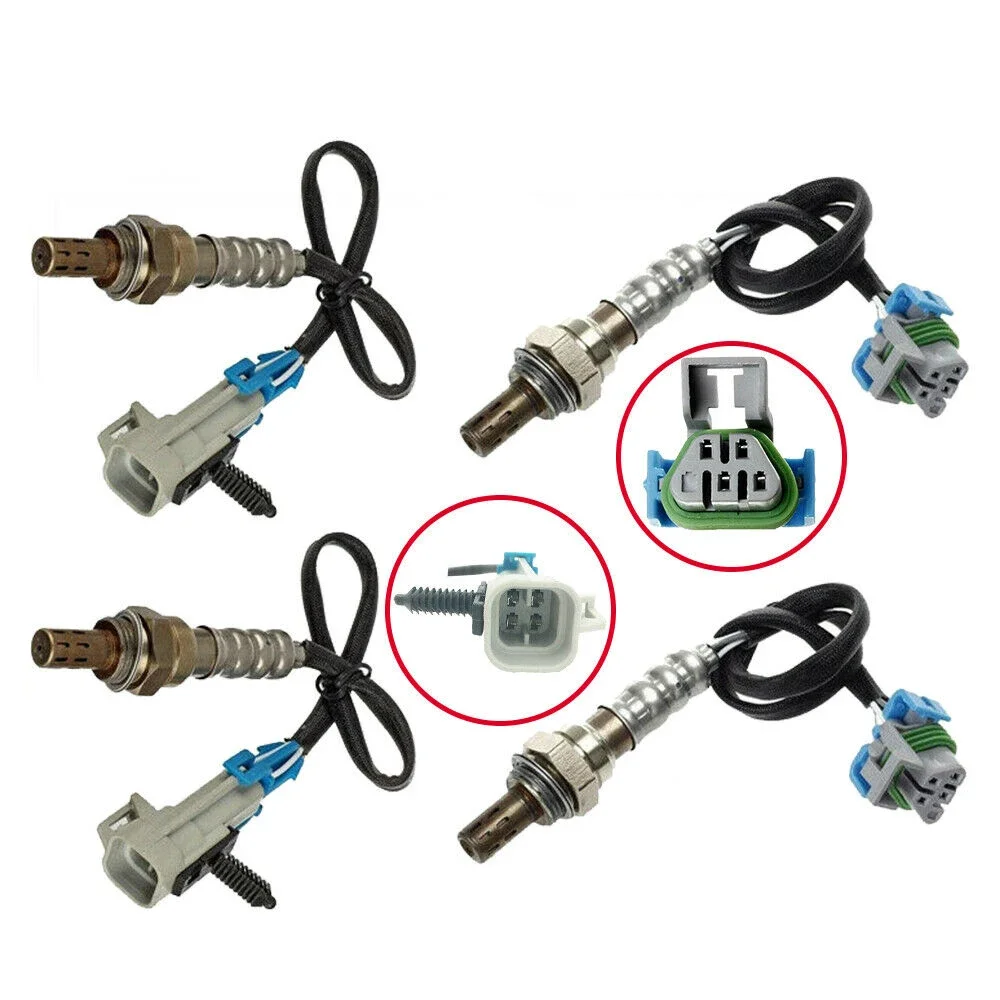 4pcs O2 Oxygen Sensor for Buick Enclave GMC Acadia Saturn Outlook Saturn Vue 2007 2008 2009 Upstream Downstream 3.6L