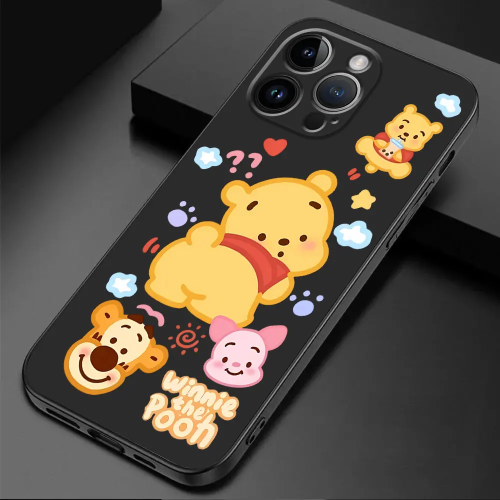 Disney Winnie-funda de silicona para Google Pixel 8 Pro, 7a, 6a, 6 Pro, 7 Pro