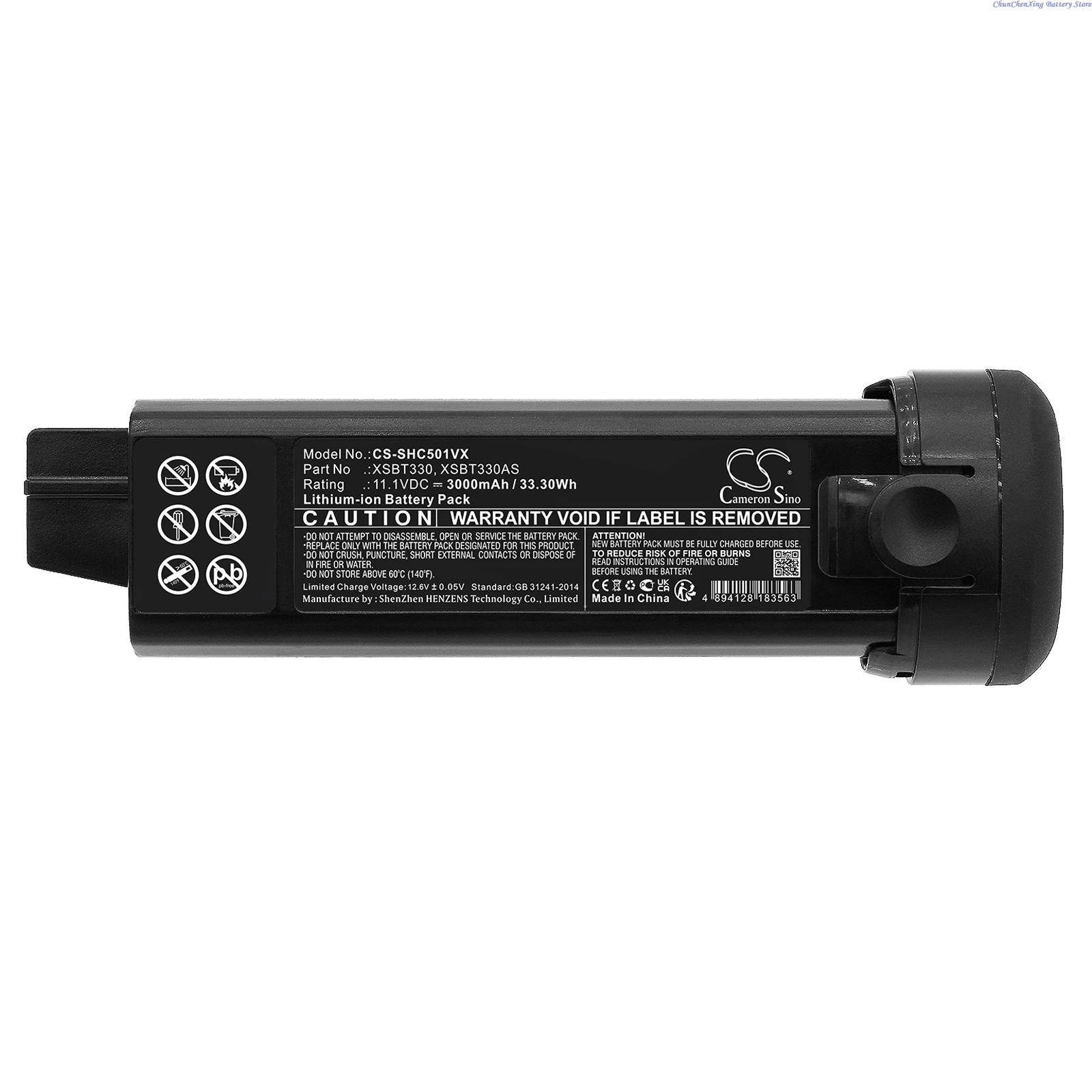 

Cameron Sino 11.1V 3000mAh Vacuum Clearance Battery for Shark WS620 WS630 WS631 WS633 WS632BLBRN WS632GDBRN WS632GNBRN WS632PKWK