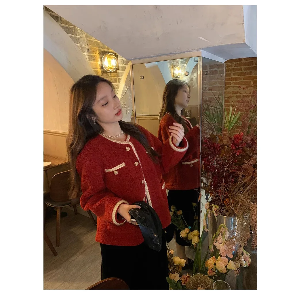 

Tweed Jackets Woman Shoulder Womens Fall Military Combat Badge Epaulets Flaps Utility Heavy-Duty Wear-Resistant Durable Unisex