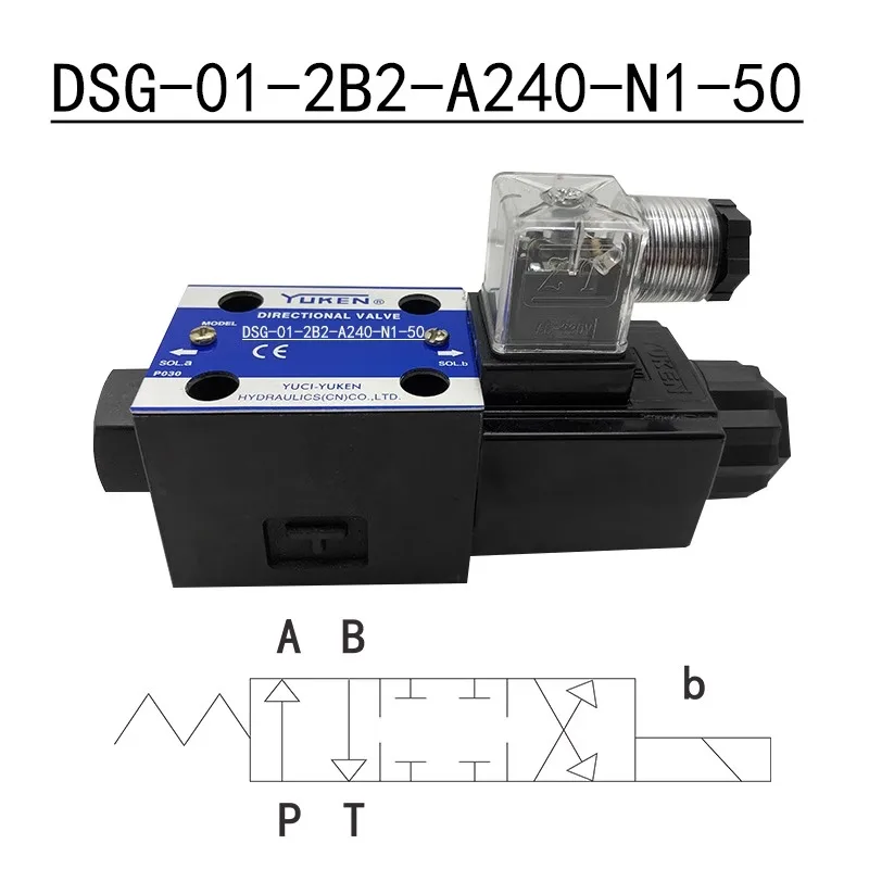 Hydraulic reversing solenoid valve DSG-01-3C2 3C4 3C6-D24 A240-N1-50 Yuci Oil Research Institute