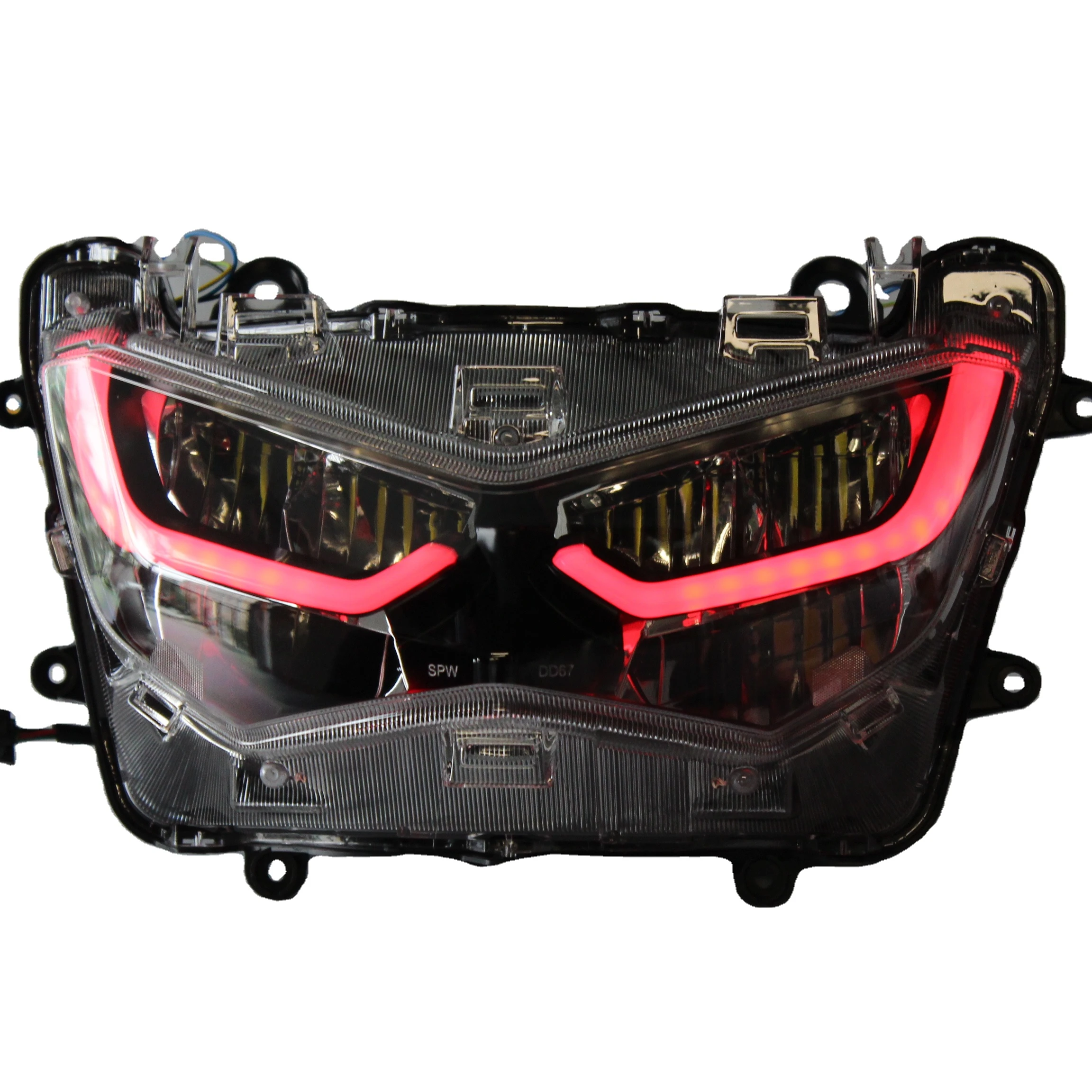 NMAX 155 125 2020 2021 Motorcycle  Emitting Diode Headlights with Signals Custom Lazy Eye Design Yamah Accessories Headlights
