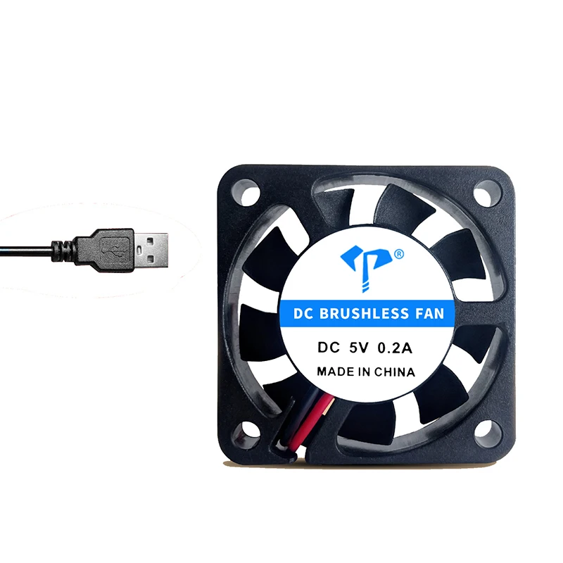 

4010 ультратонкий вентилятор постоянного тока, 5 В, содержащий маслам, шарикоподшипник, компьютерный ноутбук, видеокарта, USB-вентилятор охлаждения 40 мм × 10 мм E1