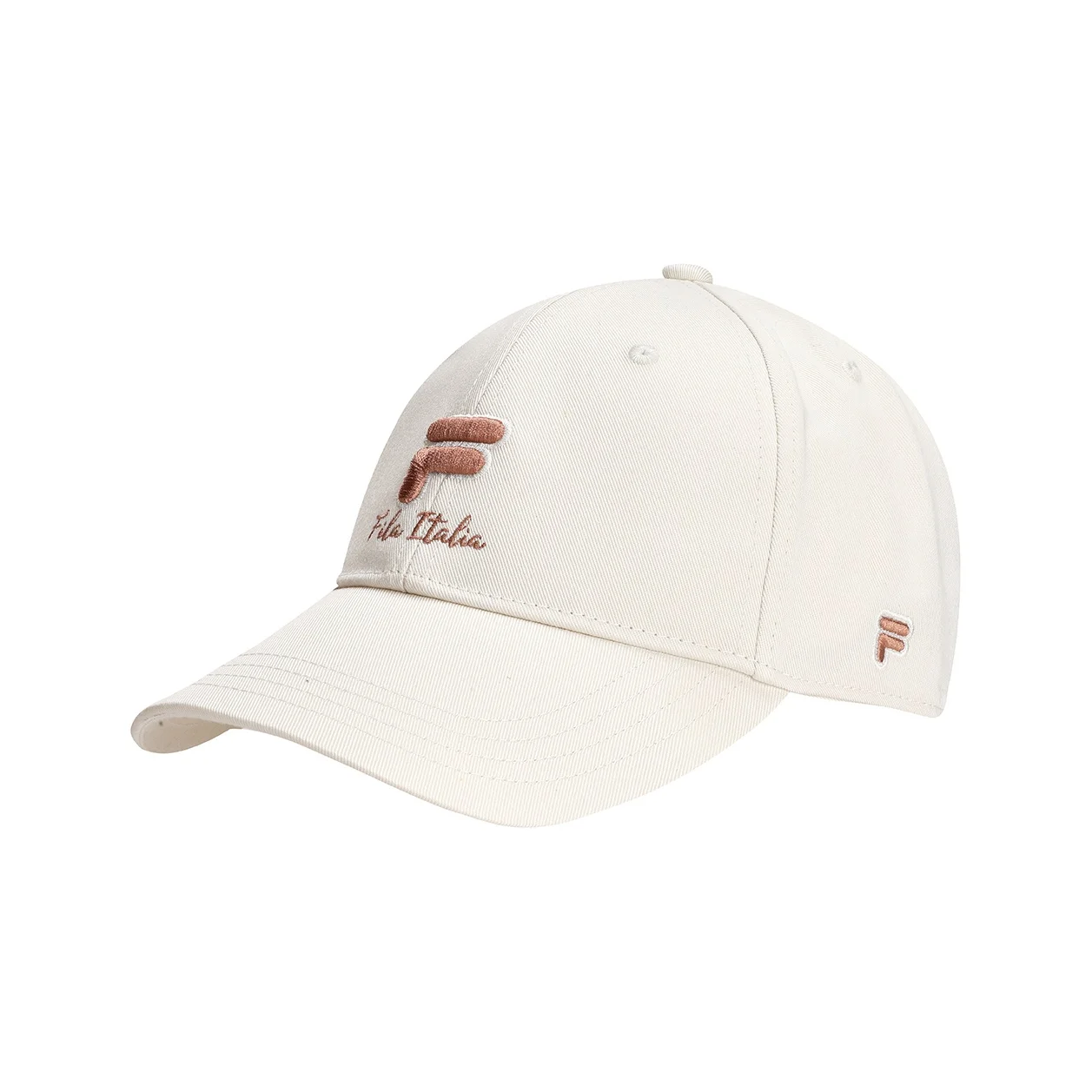 FILA FUSION Cotton Baseball Caps Unisex Ivory T13U353201F-BG