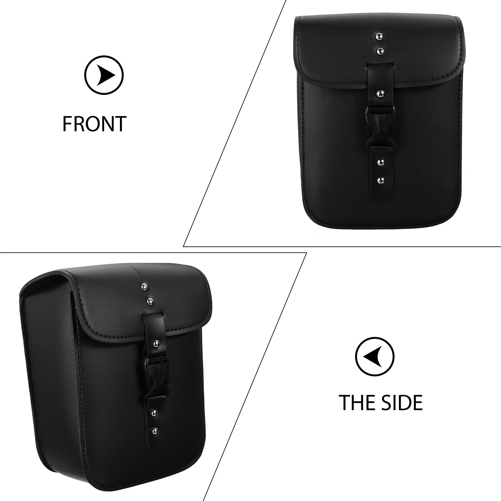 

Motorcycle Side Bag Waterproof Wear Resistant Portable Storage Pouch For Tools Motorbike Saddle Case Motorcycle