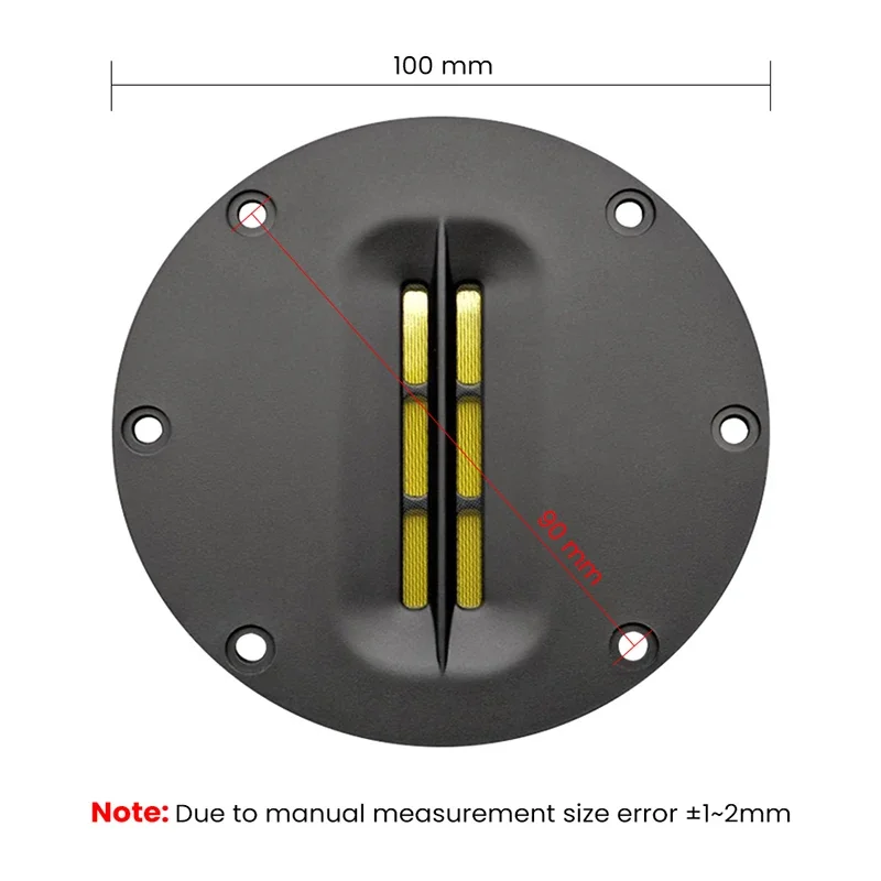 2Pcs 8ohm HiFi Ribbon Tweeter Super Loudspeaker AVT Driver Unit Kapton Neodymium Planar AMT Tweeter for Home Movie Theater Car