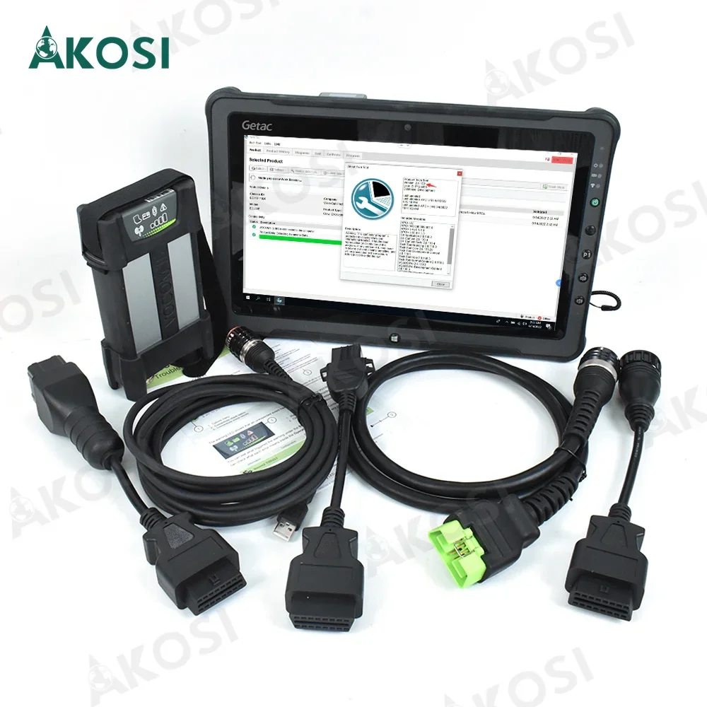 

2024 оригинальный 88830400 для VOCOM II VCADS PRO vocom 2 Premium Tech Tool с PTT 2,8 VOCOM 2 + Getac F110 Tablet