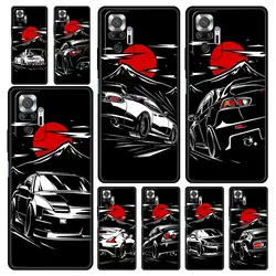 Japan JDM Sports Cars Male Men Phone Case For Xiaomi Redmi Note 12 11 10 Pro 9S 9 8 7 9T 8T 9C 9A 8A 12 11T 5G K50 Gaming Cover