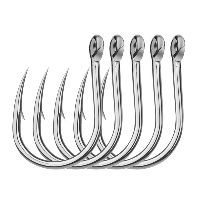 Sea Fishing Jigging Hook Accessoires Pesca Inverted Anti-seawater Corrosion High Carbon Steel Perforated Fishing Hooks Saltwater