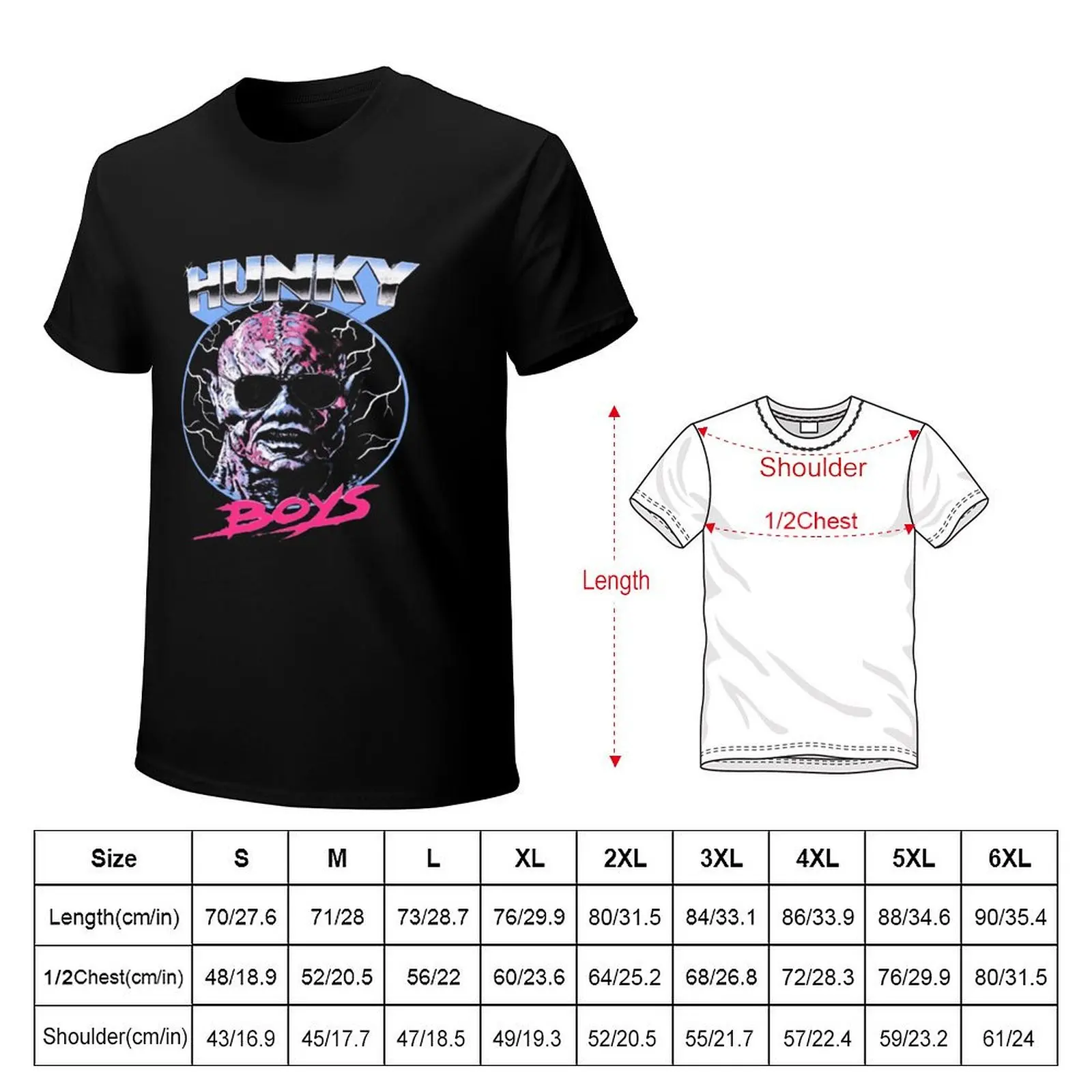 HUNKY BOYS T-Shirt Plus Size Quick Dry Sports Tee