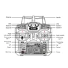 Flysky FS-i6X 2.4GHz 10CH AFHDS 2A RC 송신기(RC 드론 비행기 헬리콥터용 FS-iA6B 수신기 포함) 5