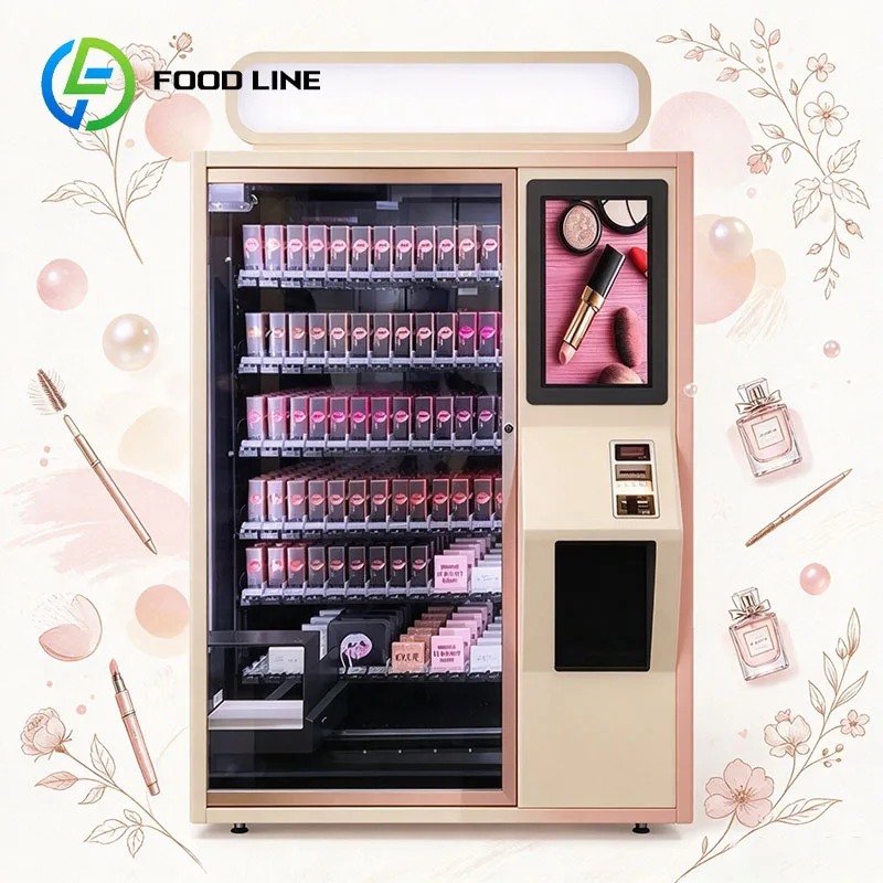 Cosmetic Vending Machine Beauty Vending Machine Makeup Retail Lipstick Eyeliner Sponge Automated Customized