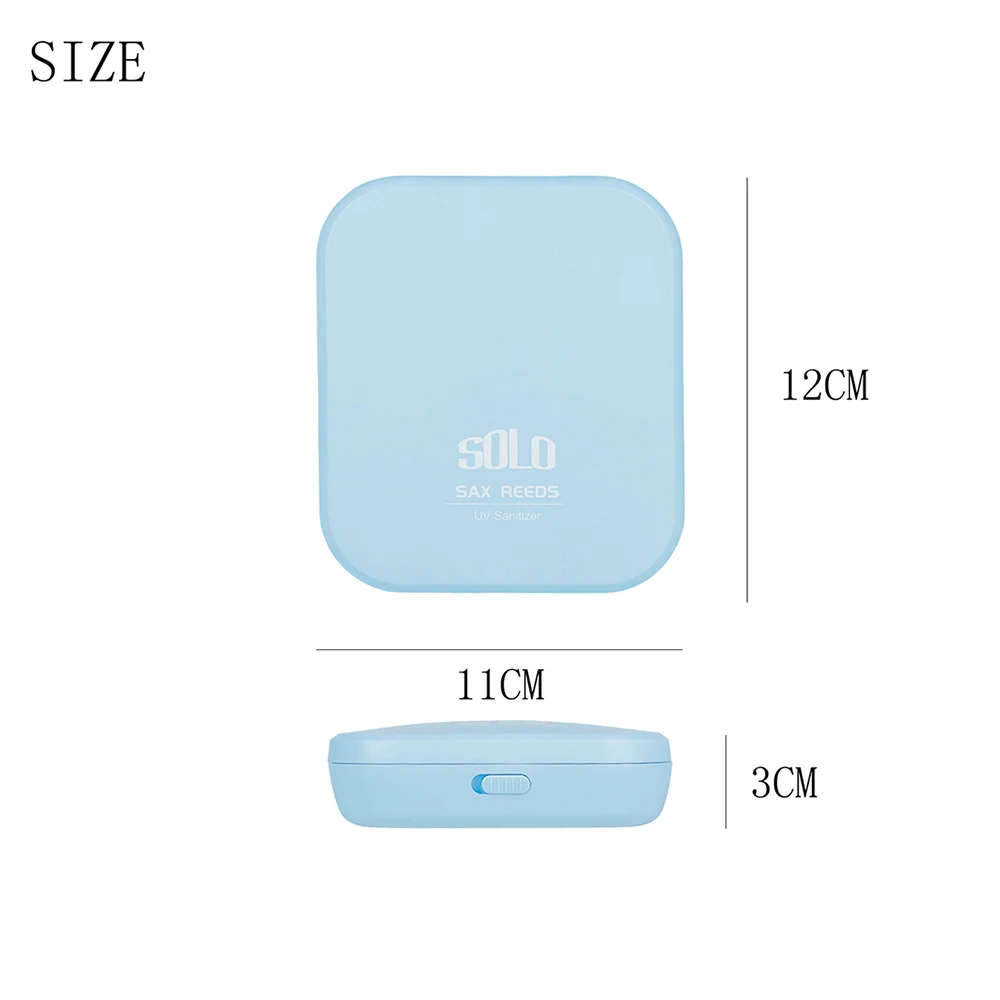 SOLO Saxophone Clarinet Reed Humidor Professional UV Sterilization Case Available in 2 Colors Woodwind Instrument Accessories