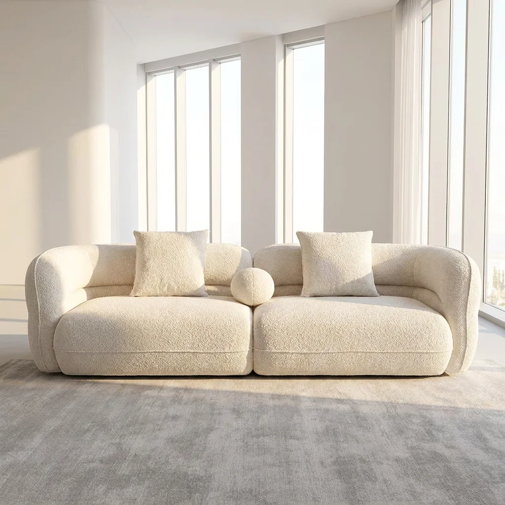 Bubble Nordic Style Sofa Modern Creative Sectional Couch for Hotel Minimalist Fabric Settee Furniture