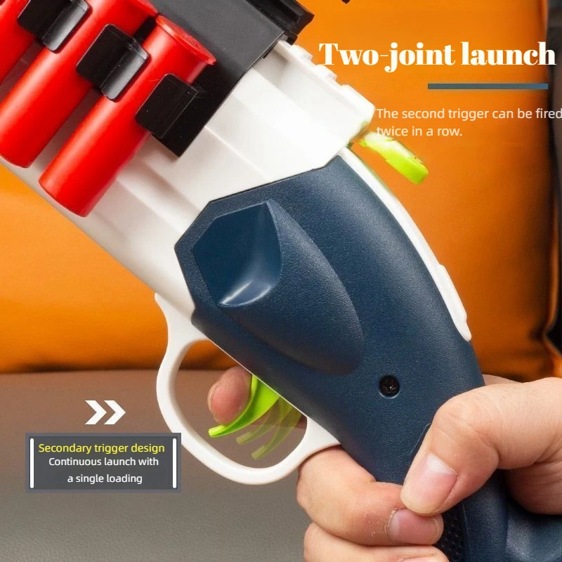 CPC Certificato Eva Morbida Proiettile Giocattoli Pistola di Plastica Abs 14y Film Revolver Liquidazione Squadra All'aperto/Famiglia Pistola da Battaglia Giocattolo Sport