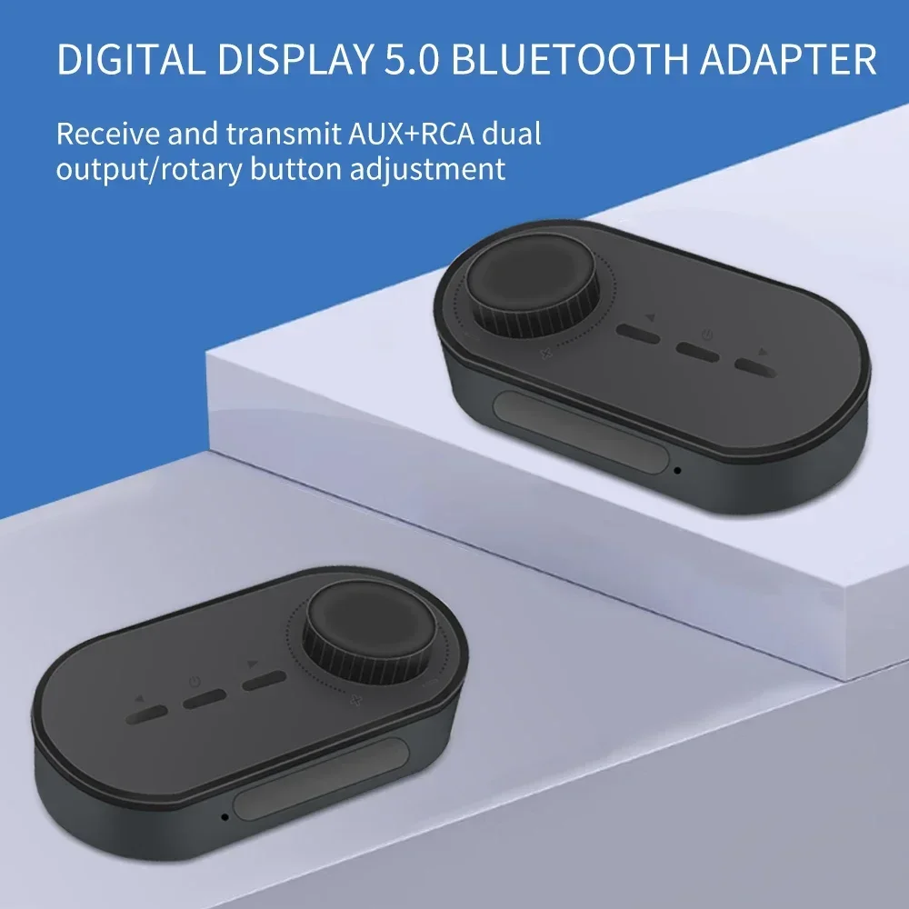 

NEW Bluetooth 3-in-1 Transmitter Receiver for TV Bluetooth5.0 Audio Adapter with 3.5mm Aux RCA Optical Cable for Home Stereo