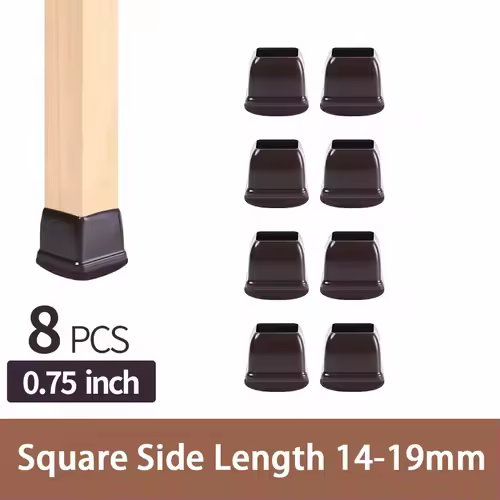 8PCS Upgraded Chair Leg Covers Silicone Anti-Slip Felt Furniture Feet Protectors from Scratches for Hardwood Floor Reduce Noise - Image 9