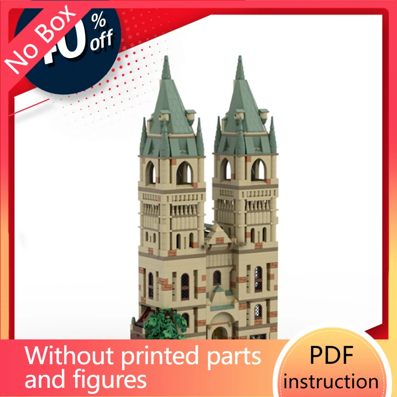 

Волшебный фильм замок Moc архитектура новые модульные здания строительные блоки поезд волшебная книга средневековые строительные блокиРождество