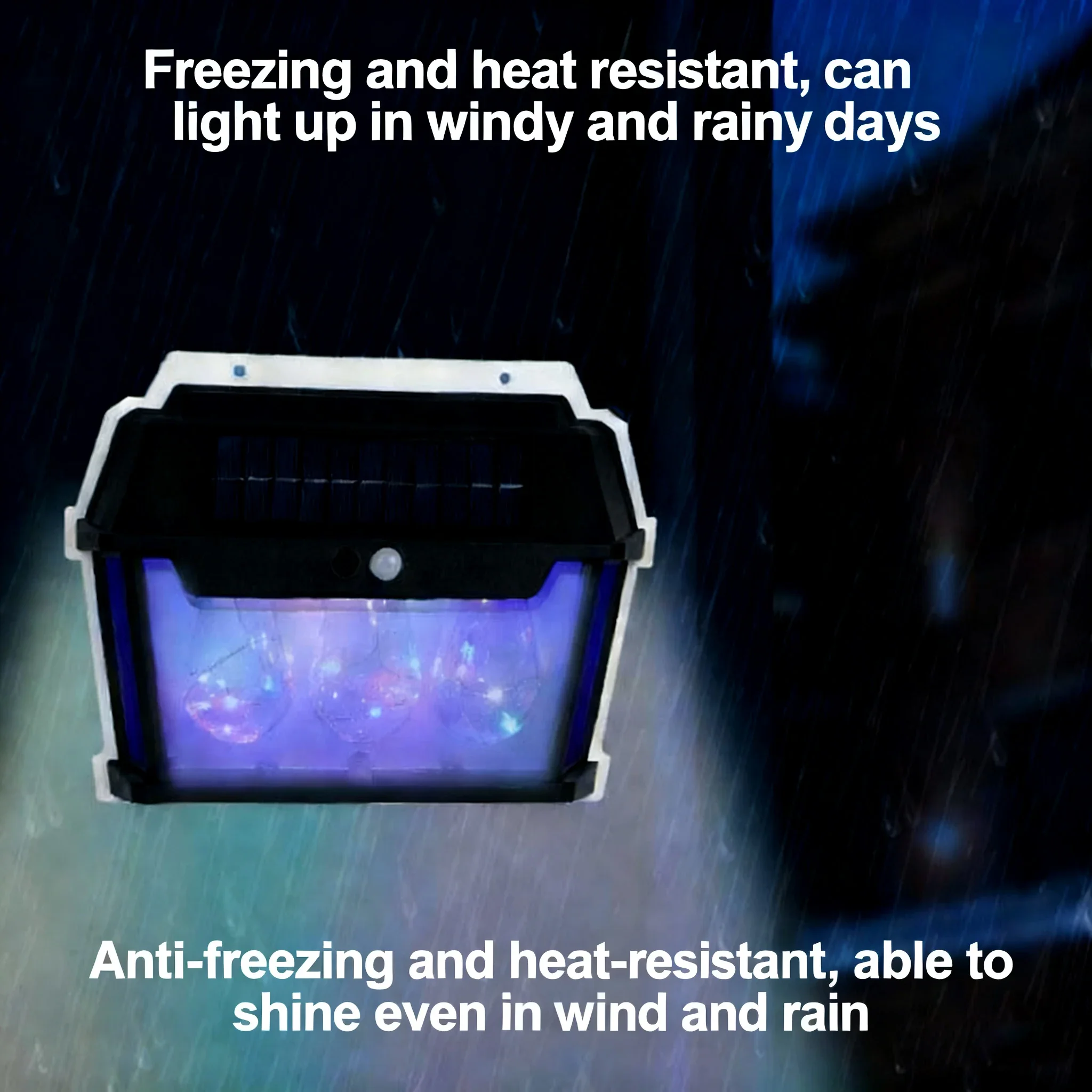 Outdoor Garden LED Motion Sensor Light Solar Security Wall Lamp Retro Style RGB Decor Yard Tungsten Lamps for Yard Backyard