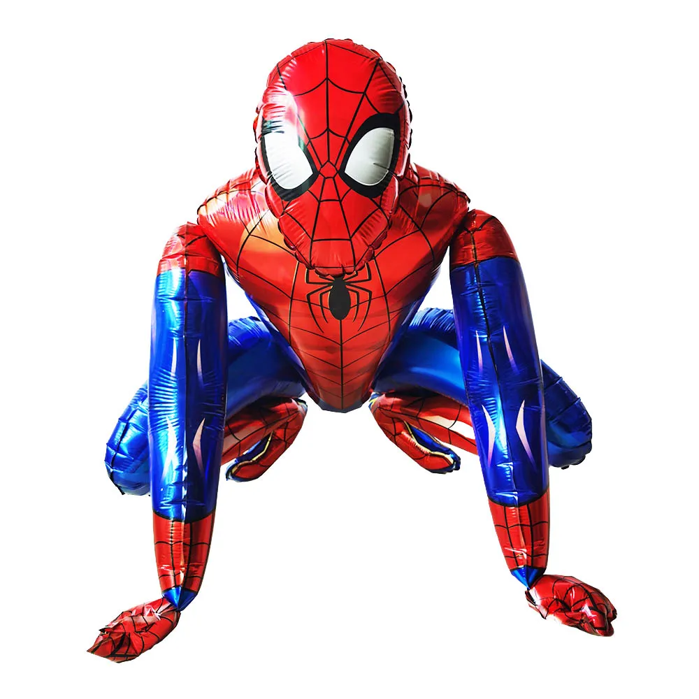 Super Hero Balloon Spiderman Aluminum Film Balloons Iron Man Number Balloons Children\'s Birthday Party Decor Kids Toy