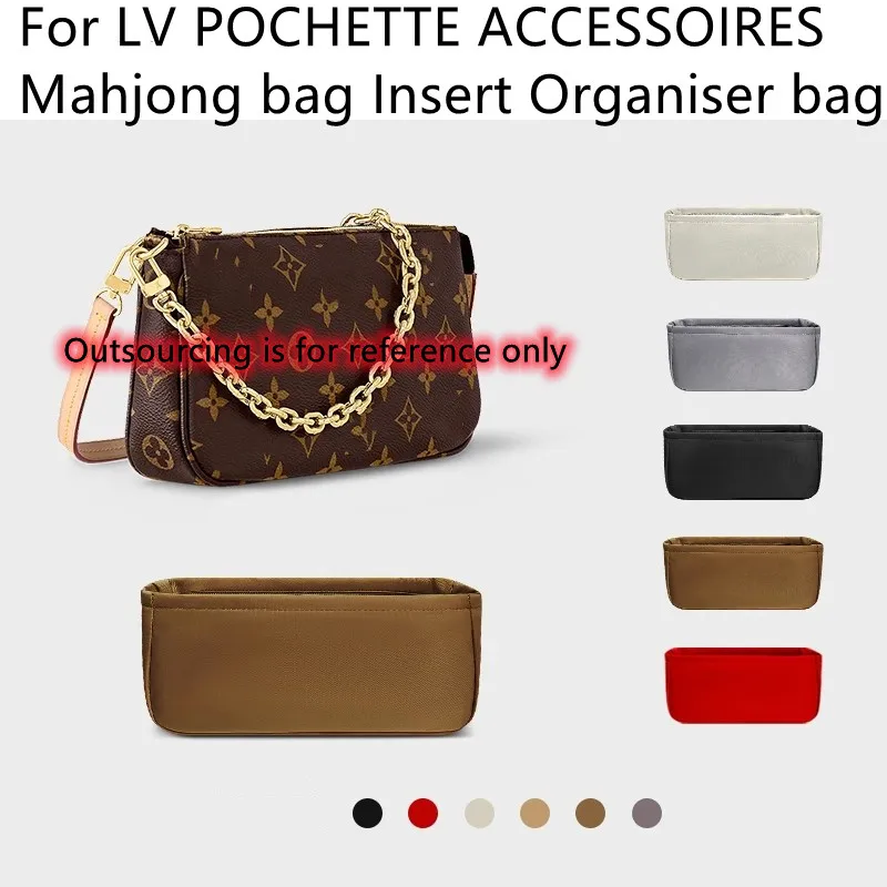 

Only Sale Innert Bag Insert Liner Purse Organiser Pouch Handbag Tote Bag Internal Bag For POCHETTE ACCESSOIRES Mahjong Bag