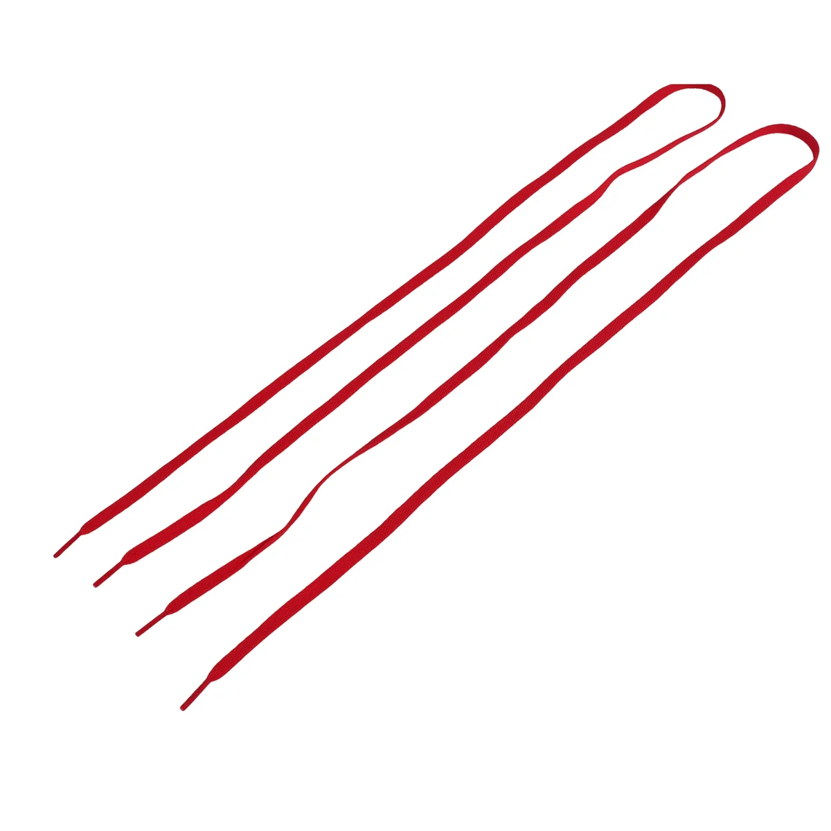 Novo design cadarços de sapato plano cadarços formadores skate cadarços fortes vermelho