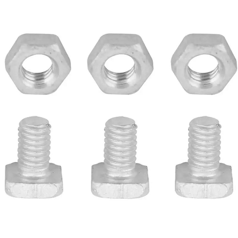 

ABWR-200 шт. гайки и болты M6x12 мм для теплиц, болты с квадратной головкой, гайки, комплект для ремонта теплиц, запасные части, садовые принадлежности