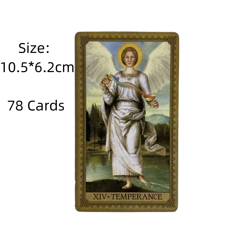 Influence Of The Angels Tarot Cards A 78 Deck Oracle English Visions Divination Edition Borad Playing Games