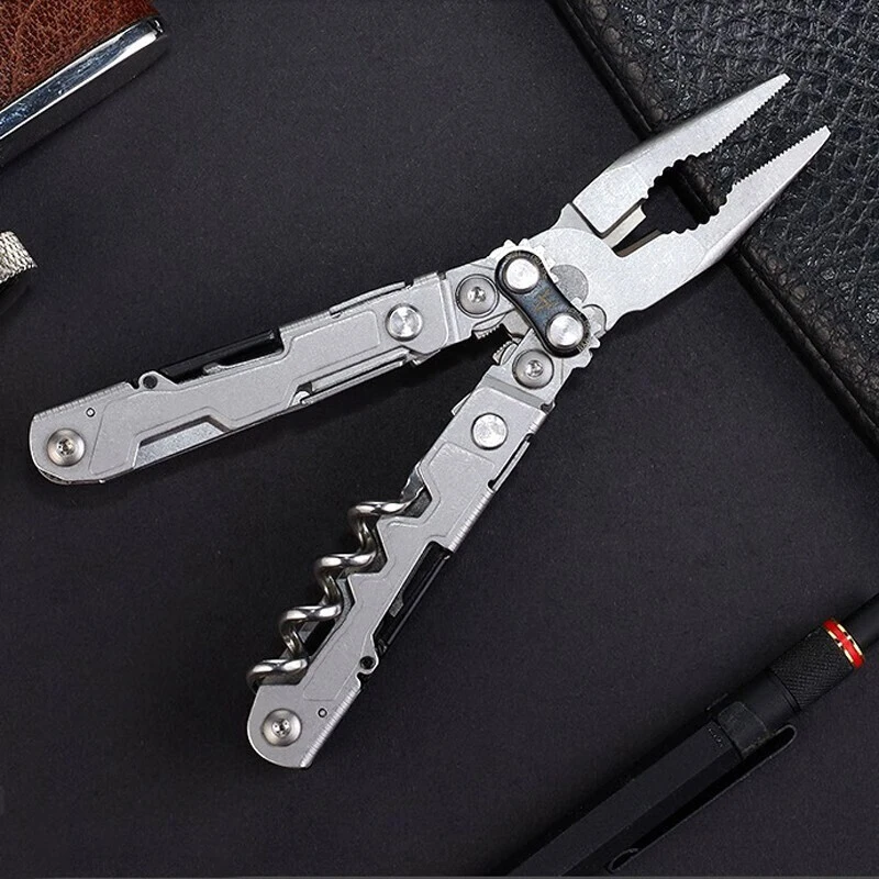 PL1001Folding Multifunctional Combination Tool Pliers EDC Outdoor Equipment Outdoor Small Tools With Bottle Opener Portable Tool