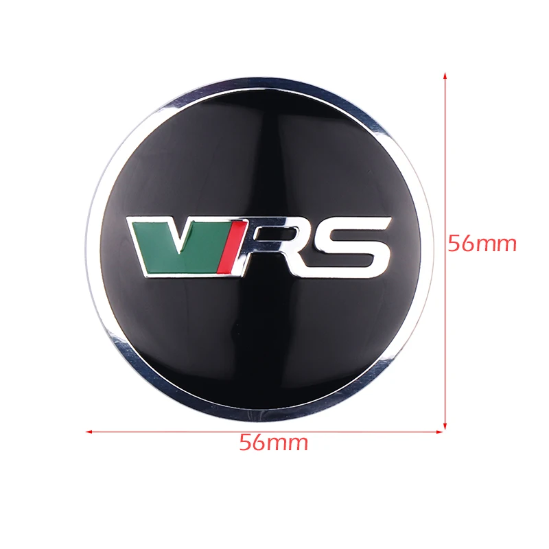 4pcs Car Wheel Center Hub Caps Rim Cover Badges 56mm Wheel Lid Sticker For Skoda VII VRS R Yeti 2 3 a5 Fabia Kodiaq Rapid Karoq