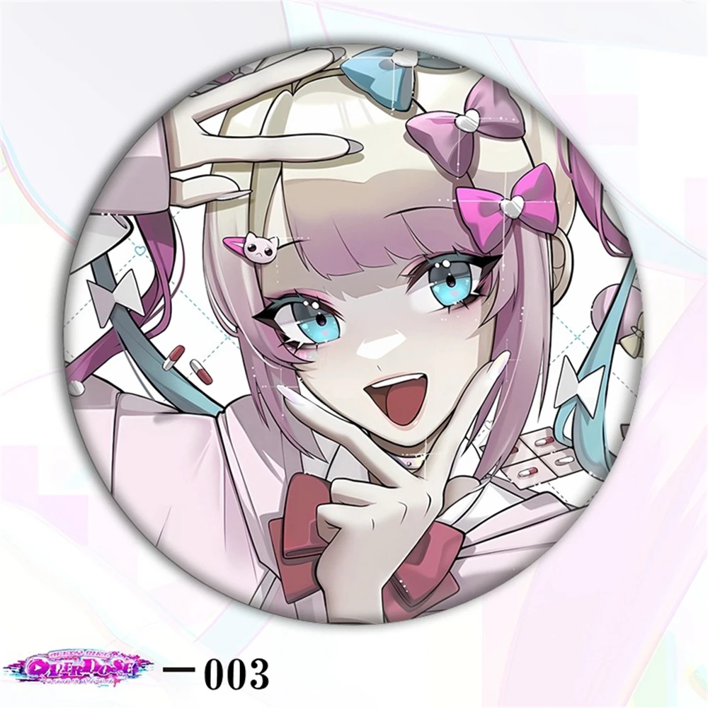 58 مللي متر أنيمي المحتاجة فتاة جرعة زائدة المطر تأثيري زي شارة دبوس SPTE صفيح بروش الدعامة جيلف