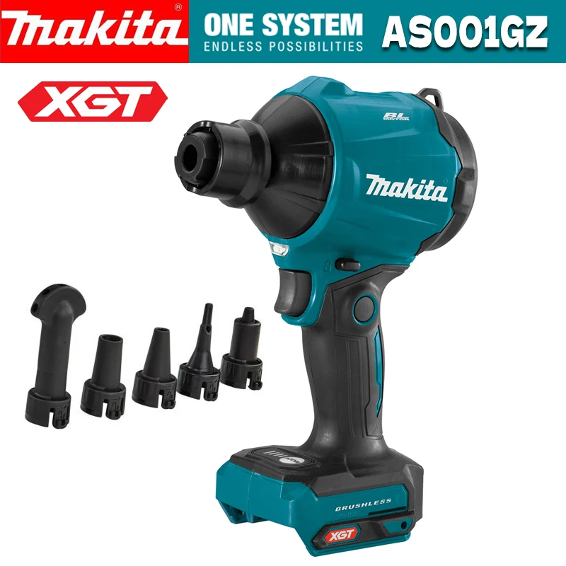 

MAKITA AS001GZ 40V MAX Brushless With Nozzles Rechargeable Narrow Space Cleaning Air Dust Blowing Inflator Cordless Dust Blower