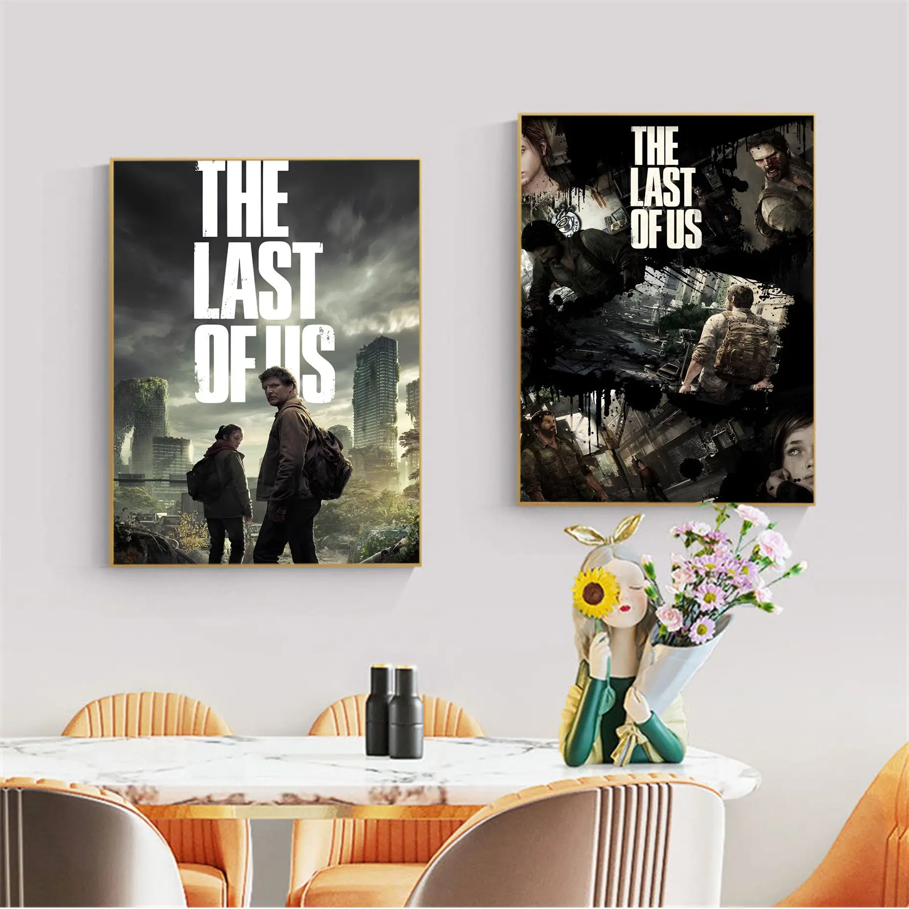 

The Last Of Us Movie Sticky Posters Vintage Room Bar Cafe Decor Vintage Decorative Painting