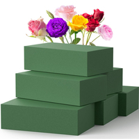 1/3/6Pcs Wet Fresh Floral Foam Blocks for Fresh Artificial Flowers  Arrangement Decoration Home Wedding Party Holiday Decoration