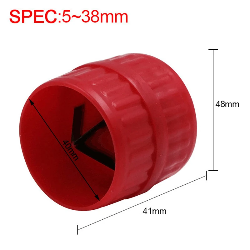 1Pc Inner-Outer Chamfering Tool For Copper Aluminum Brass Tube 5mm-38mm Pipe Metal Tubes Deburring Tool Hand Tools