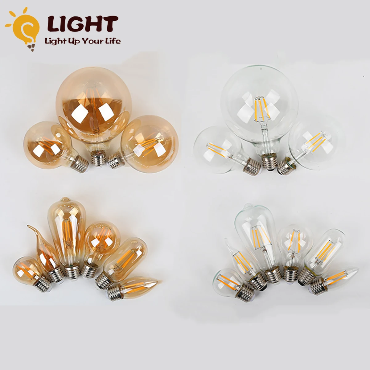 

2pcs Vintage Pendant Lamp Base E27 B22 E14 220v Loft Industrial Retro Hanging Edison C35 G45 A60 St64 G80 G95 G125 Pendant Light