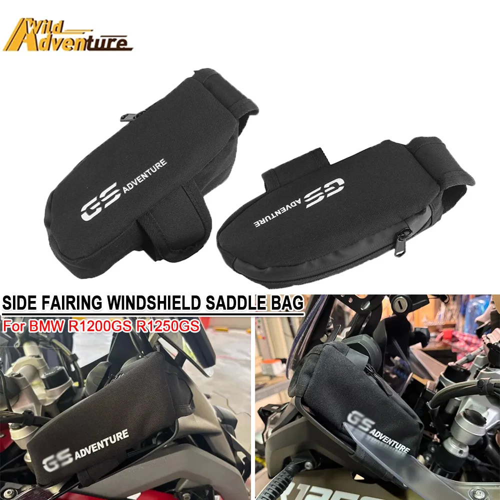 

For BMW R1200GS GS1200 R1250gs Adventure R1200 GS R1250 GS LC Adv 2013-22 2023 Storage Bag Fairing Bags Side Windshield Package