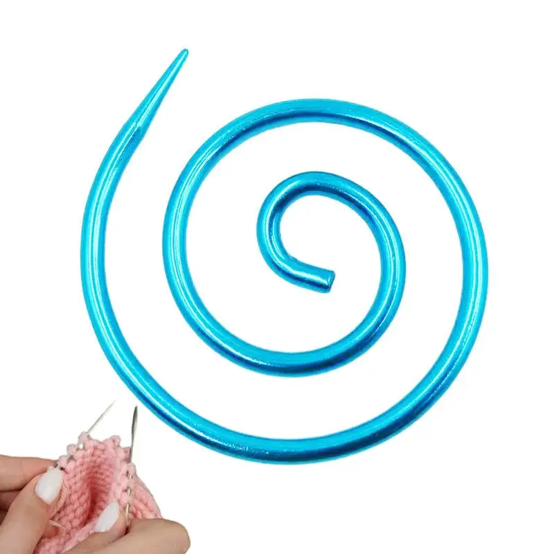 Spiral Cable Knitting Needle Metal Circular Needles Cable Needle Kit Shawl Pin And Knitting Accessory Needle Knitting Tool For