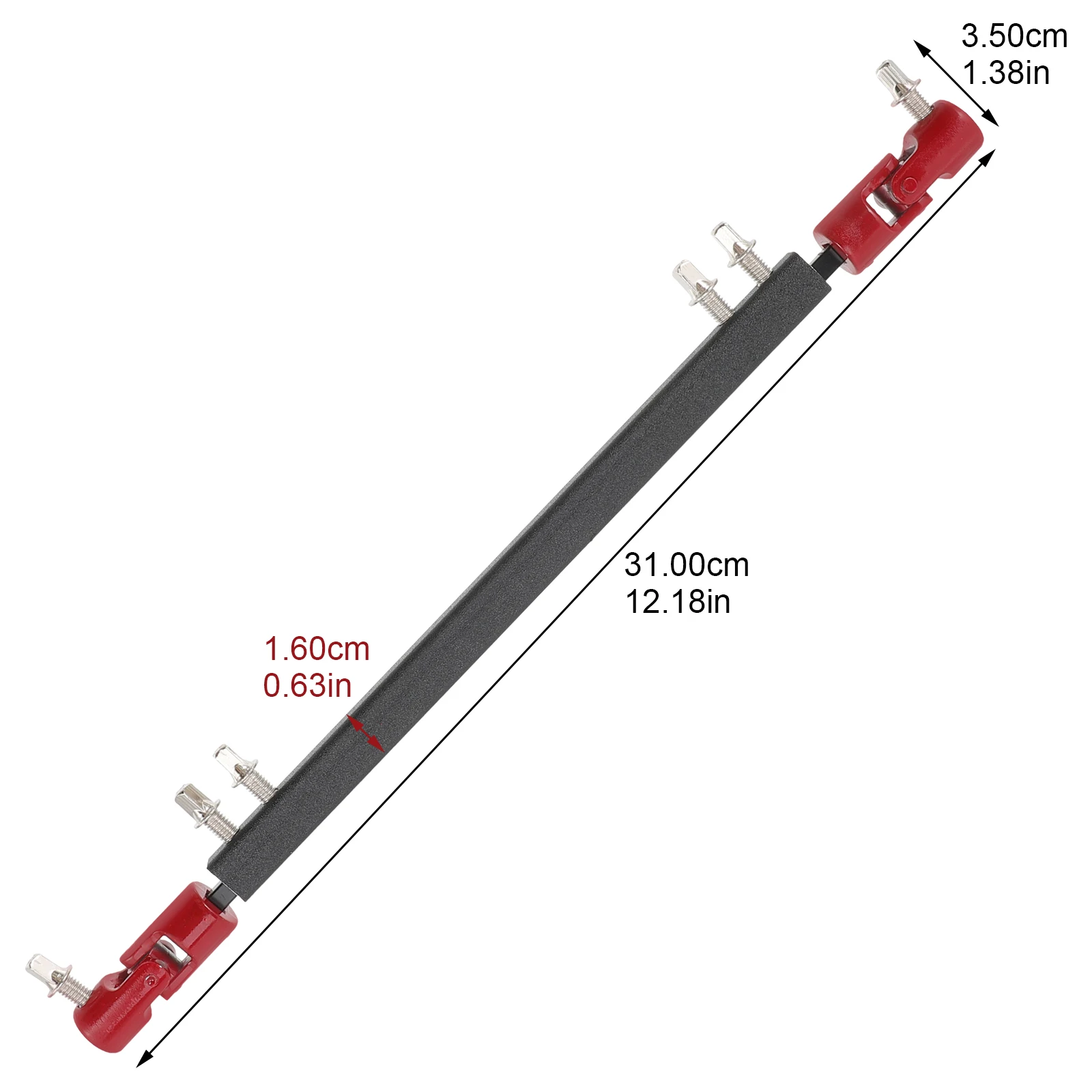 Metal Drum Pedal Linkage Double Bass Drum Pedals Link Bar Replacement For Drum Kit Drum Drive Shaft Pedal Linkage Replacement