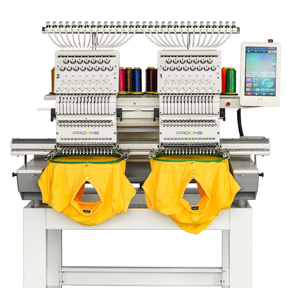 

PROEMB Computerized Embroidery Machine Two Heads Embroidery Machine